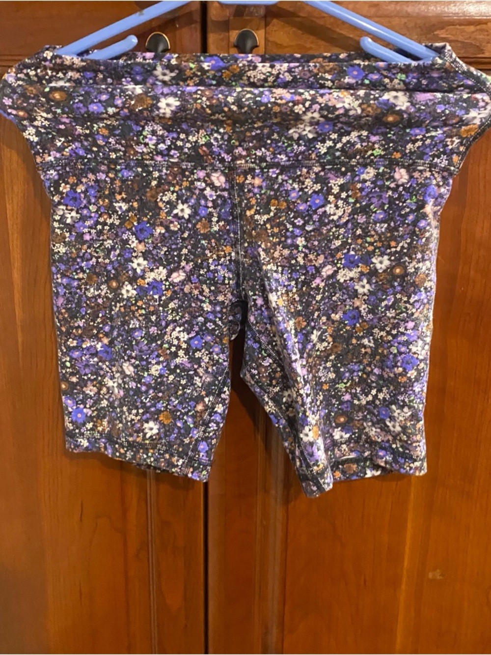 lululemon Align High-Rise shorts in the Flower Burst Multi pattern